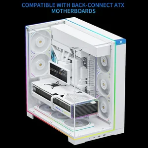 Thermalright TR A70 ARGB Mid Tower Case White with 5 ARGB Fans, LED Lines
