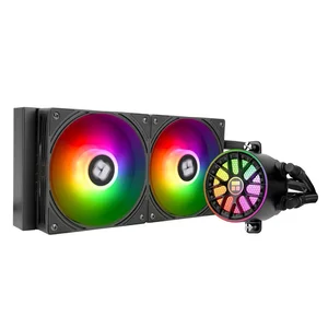 Thermalright Aqua Elite V6 ARGB 240mm All-in-One Liquid CPU Cooler – Black | Dual 120mm PWM Fans