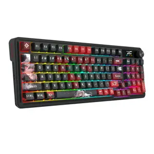 Redragon K719AK RGB Pro Tri-Mode Mechanical Gaming Keyboard Wireless Bluetooth RGB Keyboard