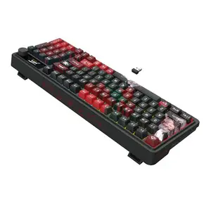 Redragon K719AK RGB Pro Tri-Mode Mechanical Gaming Keyboard Wireless Bluetooth RGB Keyboard