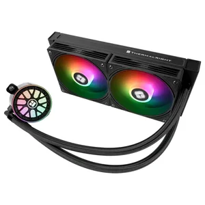 Thermalright Aqua Elite V6 ARGB 240mm All-in-One Liquid CPU Cooler – Black | Dual 120mm PWM Fans