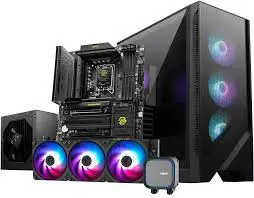 MSI MAG CORELIQUID A13 360 Black ARGB AIO Liquid CPU Cooler – 360mm Radiator, Triple 120mm Fans, Intel & AMD Support