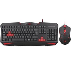 Redragon S101-2 VAJRA 2-in-1 Gaming Keyboard and M601 Centrophorus Gaming Mouse Combo – RGB Backlit Wired Gaming Set