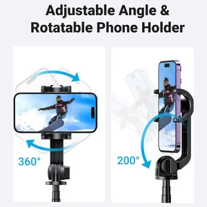 UGREEN LP568 Bluetooth Selfie Stick Tripod Black | Extendable Wireless Selfie Stick with Remote Shutter for iPhone, Android, Vlogging & Live Streaming