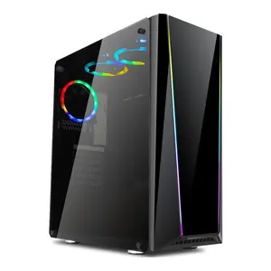 Redragon TAILGATE GC-702 RGB Gaming Case with Tempered Glass, 5 Cooling Fans, RGB Sync & ATX Support