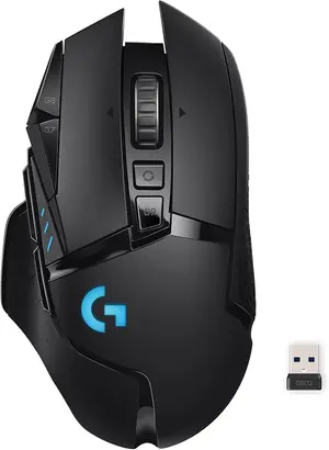 Logitech G502 X LIGHTSPEED Wireless Gaming Mouse – HERO 25K Sensor, 13 Programmable Buttons, Black