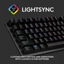 Logitech G512 Carbon RGB Mechanical Gaming Keyboard - English layout GX Brown Tactile