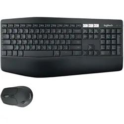 Logitech MK850 Performance Wireless Keyboard and Mouse Combo - English/Arabic Black