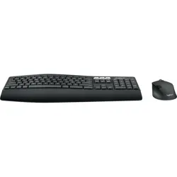 Logitech MK850 Performance Wireless Keyboard and Mouse Combo - English/Arabic Black
