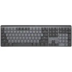 Logitech MX MECHANICAL Master Series Wireless Illuminated Performance Keyboard - Graphite Grey Chinese Red Axis - Linear and Smooth