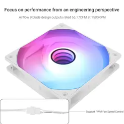 Thermalright TL-C12W-S V3 X3 ARGB 120mm Case Fan