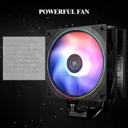 Thermalright TR Assassin Spirit 120 Vision EVO ARGB Black CPU Air Cooler (LCD Display Edition)