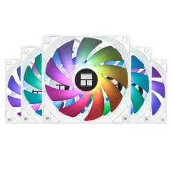 Thermalright TL-C12CW-S 120mm ARGB PWM Case Fan 5-Pack – White
