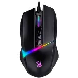 Bloody W60 Max Stone Black RGB Gaming Mouse – 12000 CPI Ultra-Light Honeycomb Esports Mouse with BC3332-A Sensor & 2000Hz Polling Rate