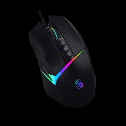 Bloody W60 Max Stone Black RGB Gaming Mouse – 12000 CPI Ultra-Light Honeycomb Esports Mouse with BC3332-A Sensor & 2000Hz Polling Rate
