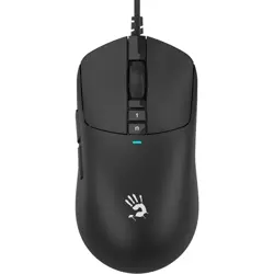 Bloody W72 Ultra Lightweight RGB Gaming Mouse Black – Alpha Sensor Gaming Mouse with RapidSnap Rebound Technology for Esports & FPS Gaming