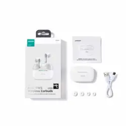 JR-BC1 True Wireless ANC Earbuds-with cover - White