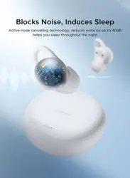 Joyroom JR-TS2 True Wireless Sleep ANC Earbuds - White