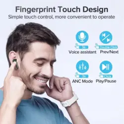 Joyroom JR-TA2 ANC Noise Reduction Wireless Earbuds - Black