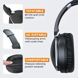 Joyroom JR-HL2 Wireless Foldable Headphones - Black