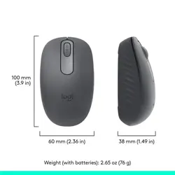 Logitech M196 Bluetooth Mouse Graphite