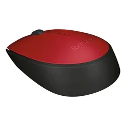 Logitech M171 Wireless Mouse Red/Black