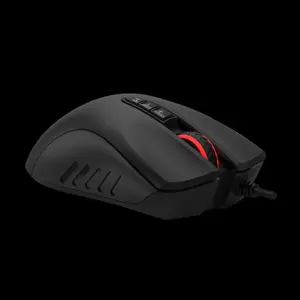Bloody ES5 RGB ESports Wired Gaming Mouse 3200 CPI PixArt Optical Sensor RGB Gaming Mouse – Stone Black