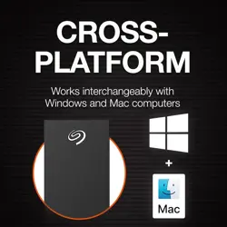 Seagate One Touch Hub 20TB External Hard Drive - USB-C/USB 3.0, Password Protection, Built-In Hub, for Windows/Mac