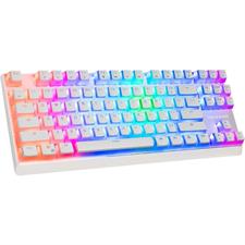 Modecom Volcano Lanparty RGB Mechanical Gaming Keyboard – Full-Size, Backlit RGB, White