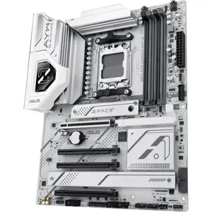 ASUS TUF GAMING X870-AYW GAMING WIFI 7 WHITE ATX Motherboard – AMD AM5, DDR5, PCIe 5.0, WiFi 6, Ryzen 7000/8000/9000 Support