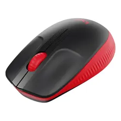 Logitech M190 Full-Size Wireless Mouse - Red / Grey