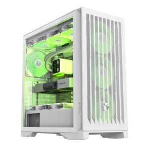GameMax Leader 2 ARGB Mid-Tower eATX Gaming Case White