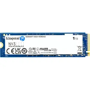 Kingston NV3 1TB PCIe 4.0 NVMe M.2 2280 Internal SSD