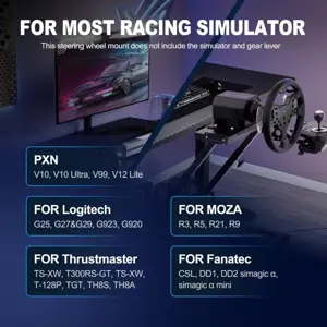 PXN A10 Racing Wheel Stand - Simulator Cockpit Wheel Stand with Steering and Shifter Mount