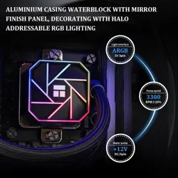 Thermalright Aqua Elite 240 V3 ARGB 240mm Liquid CPU Cooler – Black