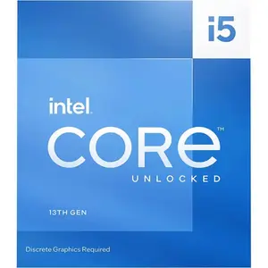 Intel Core i5-13600KF Desktop Processor - 24M Cache, up to 5.10 GHz, 14 Cores, 20 Threads, LGA1700, Unlocked, 13th Gen