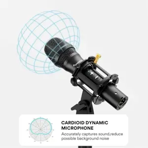 MAONO HD300T Dynamic Podcast Microphone | Dual USB-C & XLR | Onboard Controls | Headphone Monitor