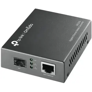 TP-Link Omada MC220L Gigabit SFP Media Converter, 1 RJ45 Port, Auto-Negotiation, IEEE 802.3ab and 802.3z