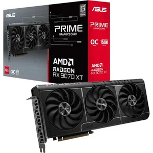 ASUS Prime Radeon RX 9070 XT OC Edition 16GB Graphics Card - 4K Ray Tracing GPU