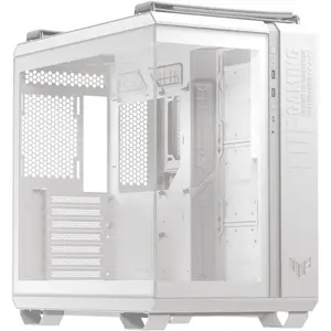 ASUS TUF Gaming GT502 Horizon ATX Mid-Tower Case White Panoramic Tempered Glass