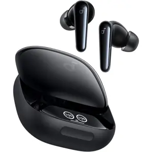 Anker Soundcore Liberty 4 Pro Wireless Earbuds – Noise Cancelling, AI, Fast Charging, Glossy Black