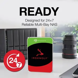 Seagate IronWolf 8TB NAS Internal Hard Drive – ST8000VN004 SATA III 3.5" 256MB Cache HDD
