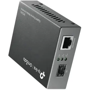 TP-Link Omada MC220L Gigabit SFP Media Converter, 1 RJ45 Port, Auto-Negotiation, IEEE 802.3ab and 802.3z