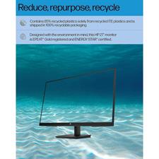 HP M27ha 27" FHD IPS Monitor - Flat Panel with Built-In Audio