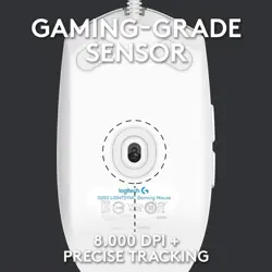 Logitech G102 Lightsync Gaming Mouse | White
