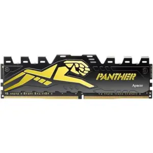 Apacer Panther 16GB DDR4 3200MHz CL16 Gaming Desktop RAM - Black-Gold