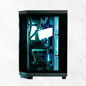 CrystalX CoreView V950B-L ATX Gaming Case with Digital Display Black