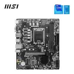 MSI PRO B760M-E DDR4 Intel LGA1700 microATX Motherboard - PCIe 4.0, M.2 NVMe, 12th/13th/14th Gen Ready