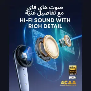 Anker Soundcore Liberty 4 Pro Wireless Earbuds, Noise Cancellation, 7 Sensors, 2x Faster Charging, 9 Microphones, AI, Blue