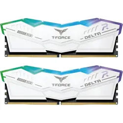 TeamGroup T-Force Delta RGB 32GB (2x16GB) DDR5 6400MHz CL40 Desktop Gaming RAM Kit – Black